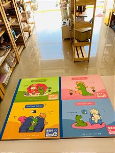 Caderno de Desenho | Dinosaur Family A4