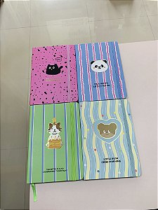 Caderneta Brochura Animais Pautado | A6