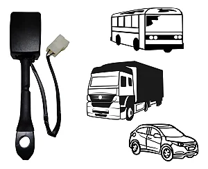 Fecho Cinto Segurança Sensor Sonoro (fechado) Universal 21cm