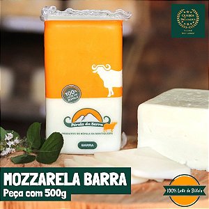 Queijo de Búfala | Mozzarela Barra 500g