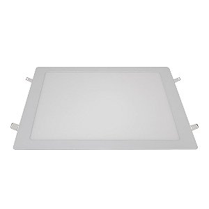 Painel LED Embutir Quadrado 24W 3.000K