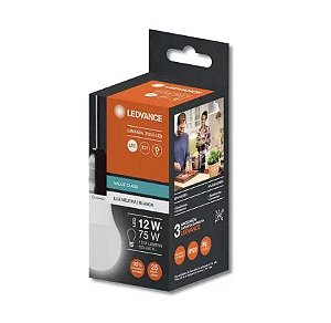 LAMPADA LED BULBO 12W 4000K  E27 1018LM  LEDVANCE