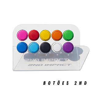 Botões Arcade Original 2nd Impact 11 Peças Silent Gateron