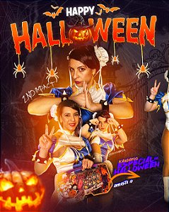 Controle Kangaroo full acrílico Street Fighter Halloween Edition