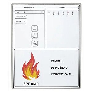 Central De Alarme De Incêndio Convencional Spf 0600