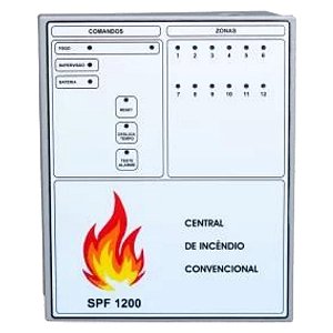 Central De Alarme De Incêndio Convencional Spf 1200