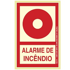 Placa De Sinalização De Emergência - Botoeira De Alarme De Incêndio E2