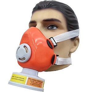 Respirador 1/4 Facial Para 01 Filtro Plastcor Ca 39428