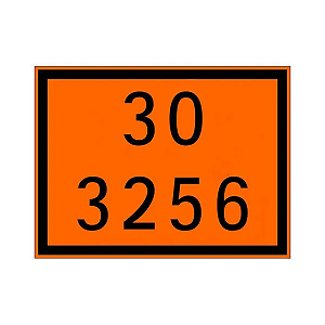 Placa de Risco Sinalização para Caminhão – Numerologia 30.3256