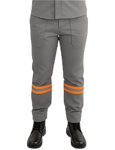Calça Anti Chama Azul com faixa refletiva
