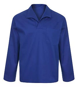 Jaleco Brim Gola Polo Manga Longa Azul