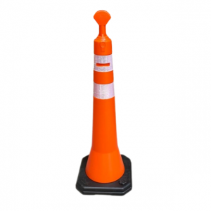 Cone Balizador de Sinalização Refletivo 110 CM Plastcor PL 4062