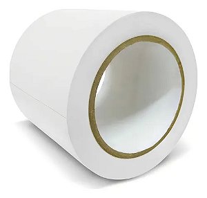 Fita adesiva para demarcação 100 mm x 30 m - Branca