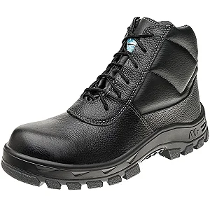 Bota EletricistaCadarço Bico PVC Couro New Prime C.A. 15303