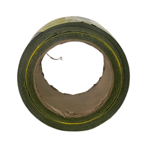 Fita De Sinalização Zebrada 100 Mts - Preto/Amarelo