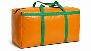 Bolsa Impermeável Laranja 54X28X28CM em lona para Kit Ambiental