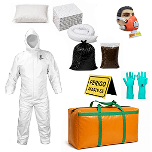 Kit Mitigação Compacto - Óleo Bolsa Laranja