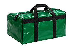 Bolsa EPI's Lona Verde Resistente com Ziper - 50x23x25cm