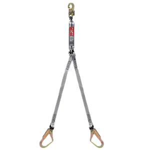 Talabarte em Y com Absorvedor de Energia e Conector 60mm CQTL0135 - Steelflex