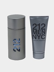 Kit  212 Men EDT 100ml + Gel Pós Barba 100ml - Masculino