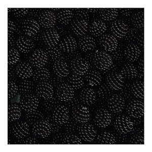 Aprox 100 Perolas Craqueladas 10mm Amora Abs Preto