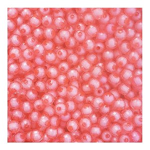 500 Pérolas Miçangas Sextavada 6mm Facetada cor Rosa
