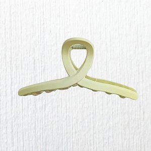 1 pç Prendedor de Cabelo Piranha Presilhas Grande cor Branco