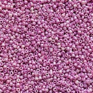 Miçangas 12/0 Kit com 40g Cor Rosa Médio p/ Bijuterias Artesanato