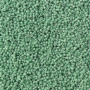 Miçangas 12/0 Kit com 40g Cor Verde Água p/ Bijuterias Artesanato