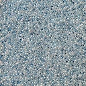 Miçangas 12/0 Kit com 40g Cor Azul Claro p/ Bijuterias Artesanato