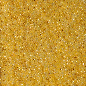 Miçangas 12/0 Kit com 40g Cor Laranja p/ Bijuterias Artesanato