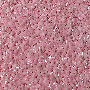 Miçangas 12/0 Kit com 40g Cor Vidrilho Rosa p/ Bijuterias Artesanato