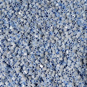 Miçangas 12/0 Kit com 40g Cor Vidrilho Azul Claro p/ Bijuterias Artesanato