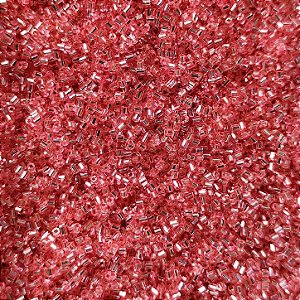 Miçangas 12/0 Kit com 40g Cor Vidrilho Rose p/ Bijuterias Artesanato