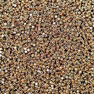 Miçangas Entremeio Kit com 40g Espaçador Quadrado Dourado ABS p/ Bijuterias Artesanato