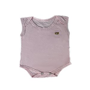 Body de Bebê Regata rosa bebê Liso