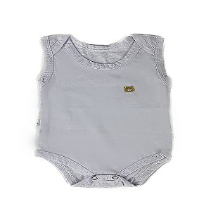 Body de Bebê Regata Branco Liso