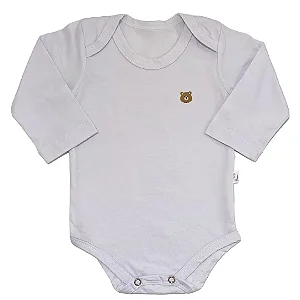 Body Manga Longa Branco