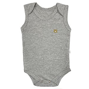 Body de Bebê Regata Mescla Liso
