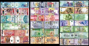 As Notas Mais Bonitas do Mundo de 2022 por "Bank Note of the Year Award" - 19 Réplicas
