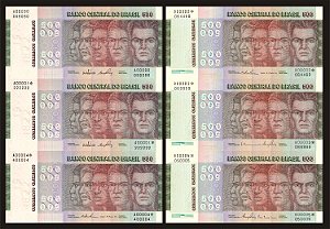 C148, C148a, C149a, C150a, C151a e C152a - Raças e Etnias de Cr$ 500,00 (R É P L I C A S)