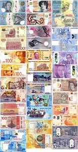 As Notas Mais Bonitas do Mundo de 2017 por "Bank Note of the Year Award"