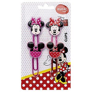 Clips 50 mm - Molin - Minnie Mouse - 4 unidades