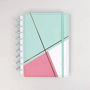 Planner Permanente - Caderno Inteligente - Acqua Glam 93 Folhas 120g/m²