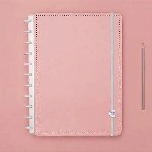 Caderno Grande - Caderno Inteligente - Rose Pastel