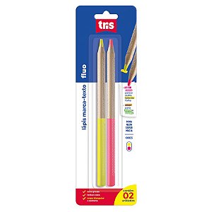 Lápis Marca-Texto - TRiS - FLUO (2UN)