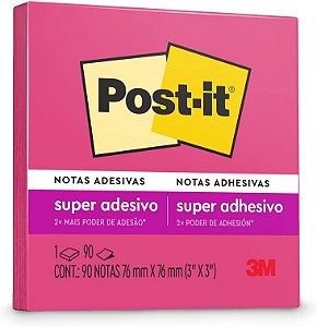 Bloco de Notas Adesivas - Post-it 3M - 90FLS 76 x 76mm