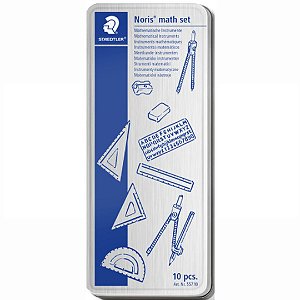 Conjunto Escolar - Staedtler - Desenho Geométrico 10 PCS