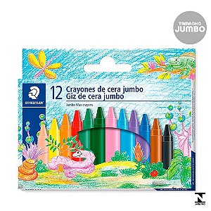 Giz de Cera - Staedtler - Jumbo 12 Cores