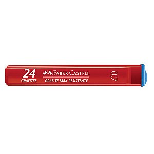 Grafites 0.7mm HB - Faber-Castell - 1 Tubo com 24 unidades - Polymer